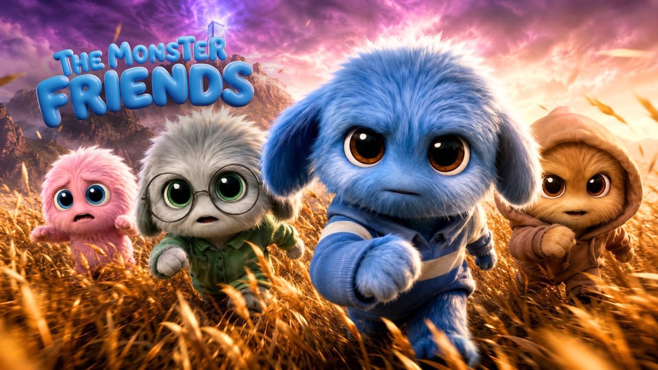 The Monster Friends — original Studios archive artwork